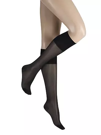 KUNERT | Kniestrümpfe SUPER CONTROL 40 teint | schwarz